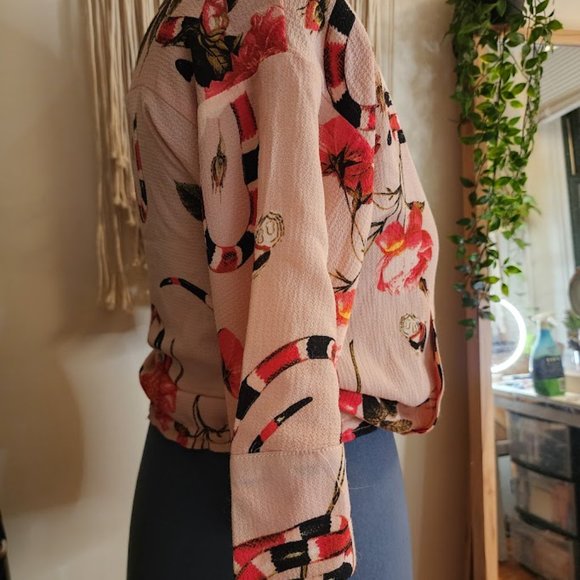 Cotton:on - Kimono style zip - floral snake pattern - US 6 but fits larger! - Picture 5 of 11